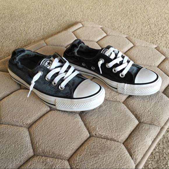 converse shoreline black velvet